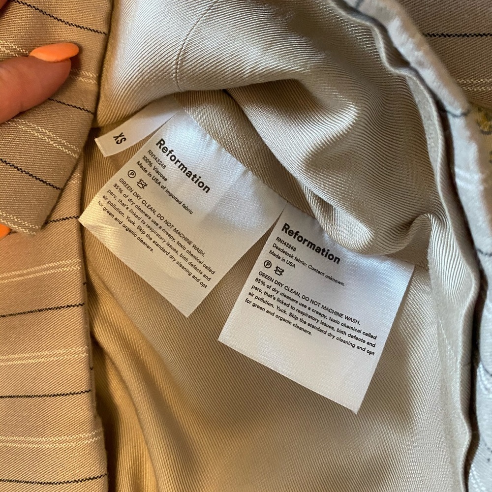 Reformation Bateman blazer size xs - Picture 5 of 7